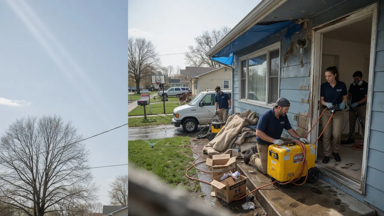 Basement Flood Cleanup in Saint Mary Of The Woods, IN near me